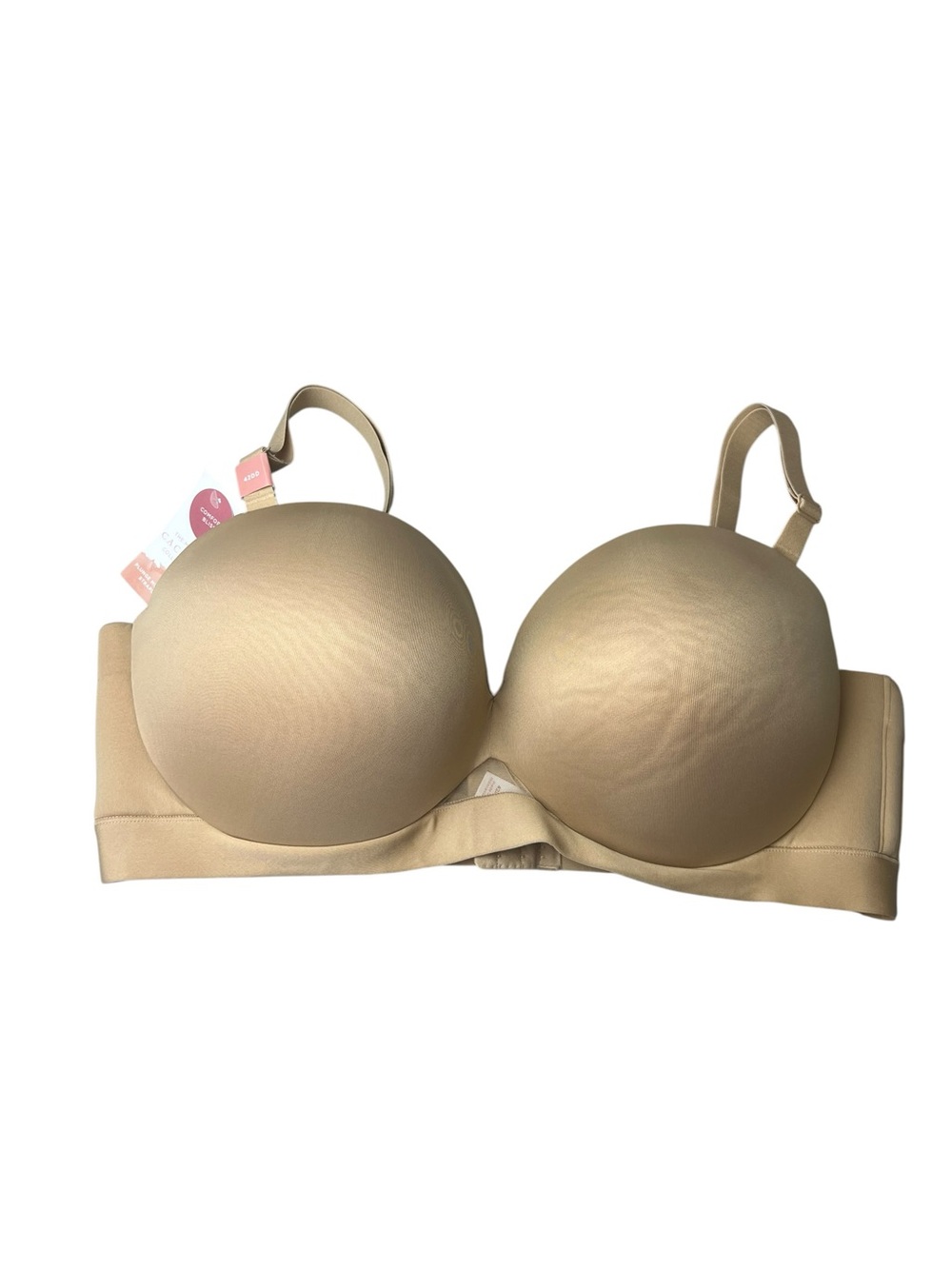 Cacique NWT 42DD Comfort Bliss Plunge Strapless Bra